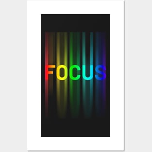 Focus -  A design with the word 'focus'. Posters and Art